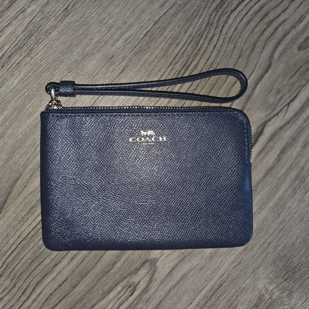 Coach Leather Wristlet